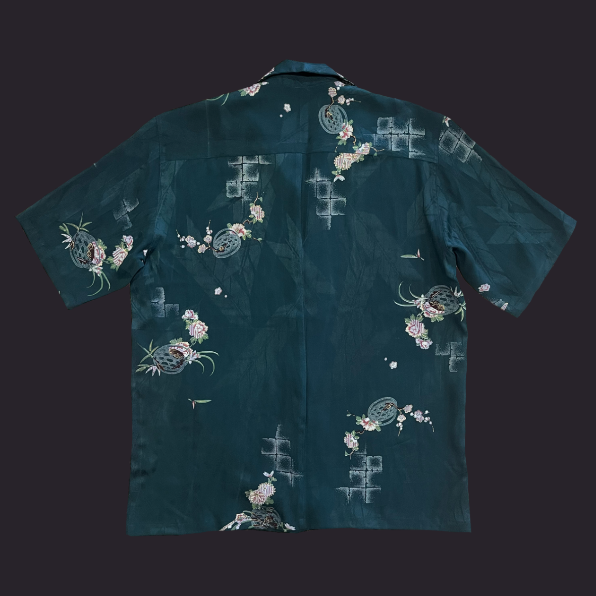 型染 花籠文 M