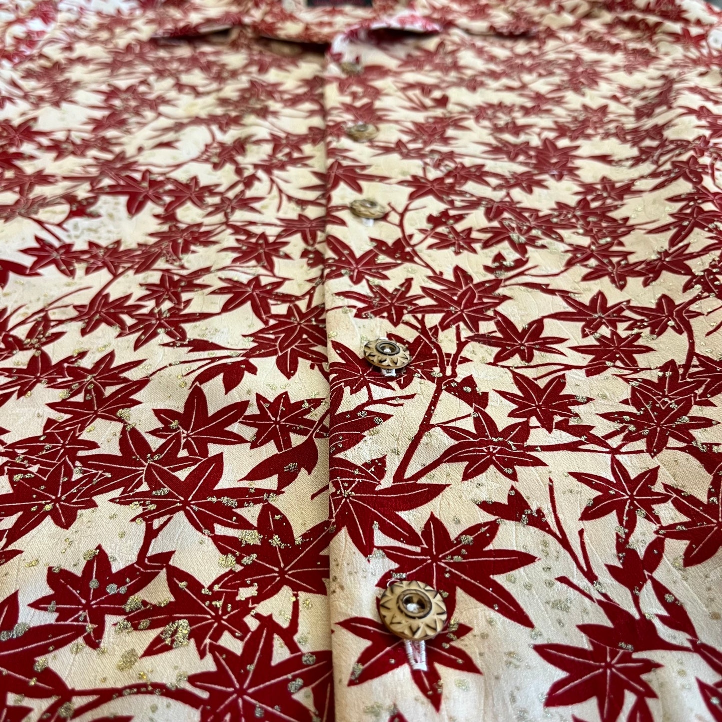 型染 紅葉 L