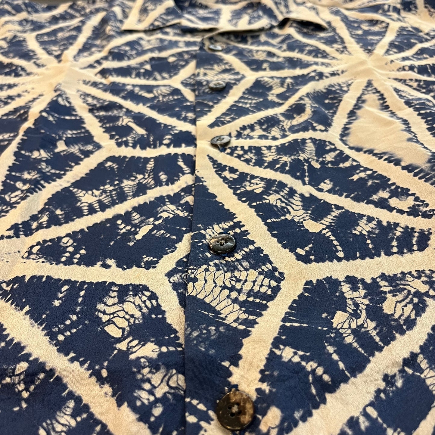 絞り染め 麻の葉 XXL