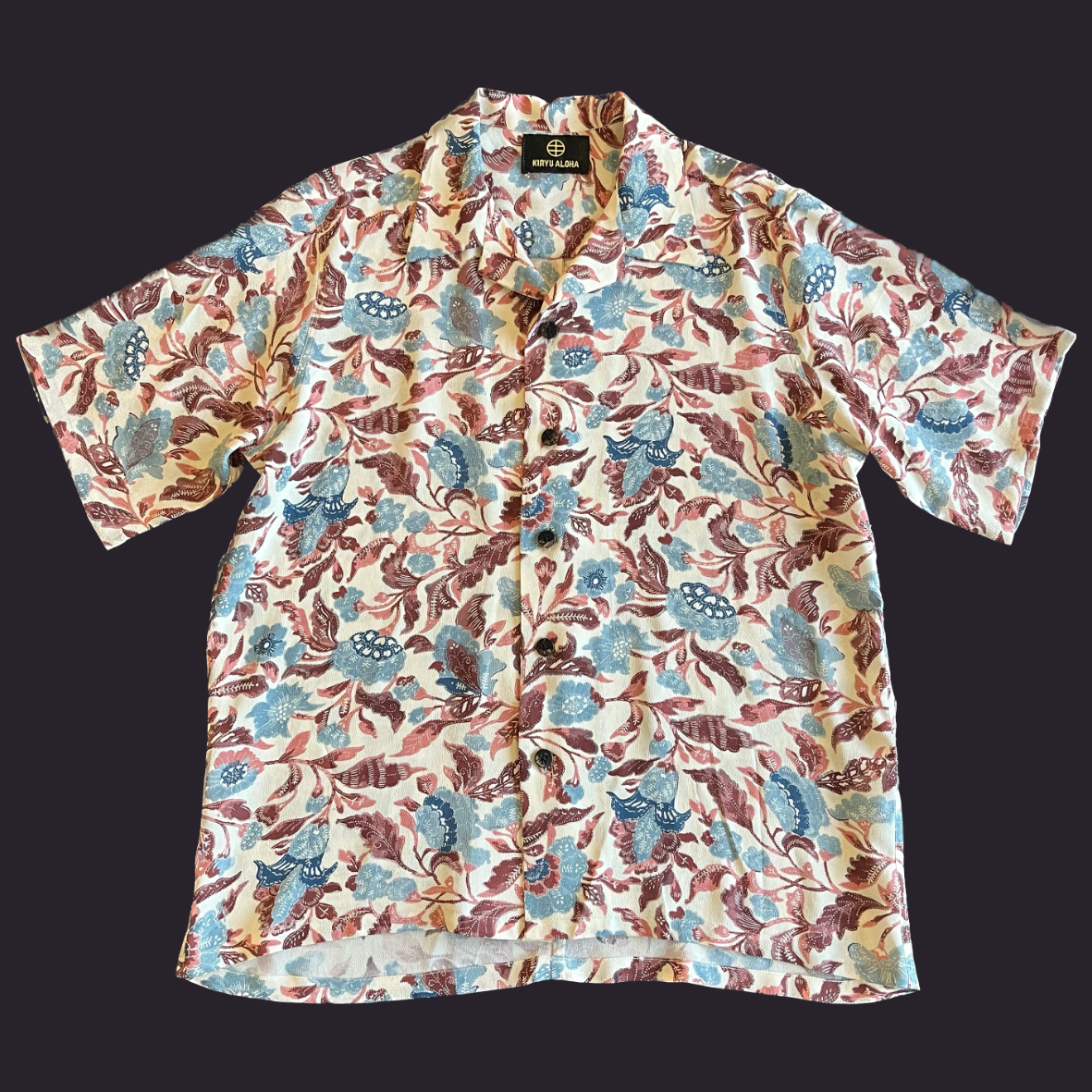 型染 花更紗 L