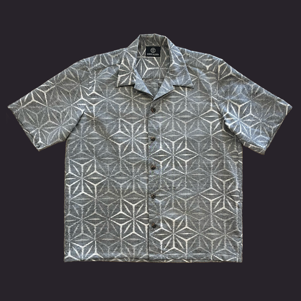 紬 かげ麻の葉 XL
