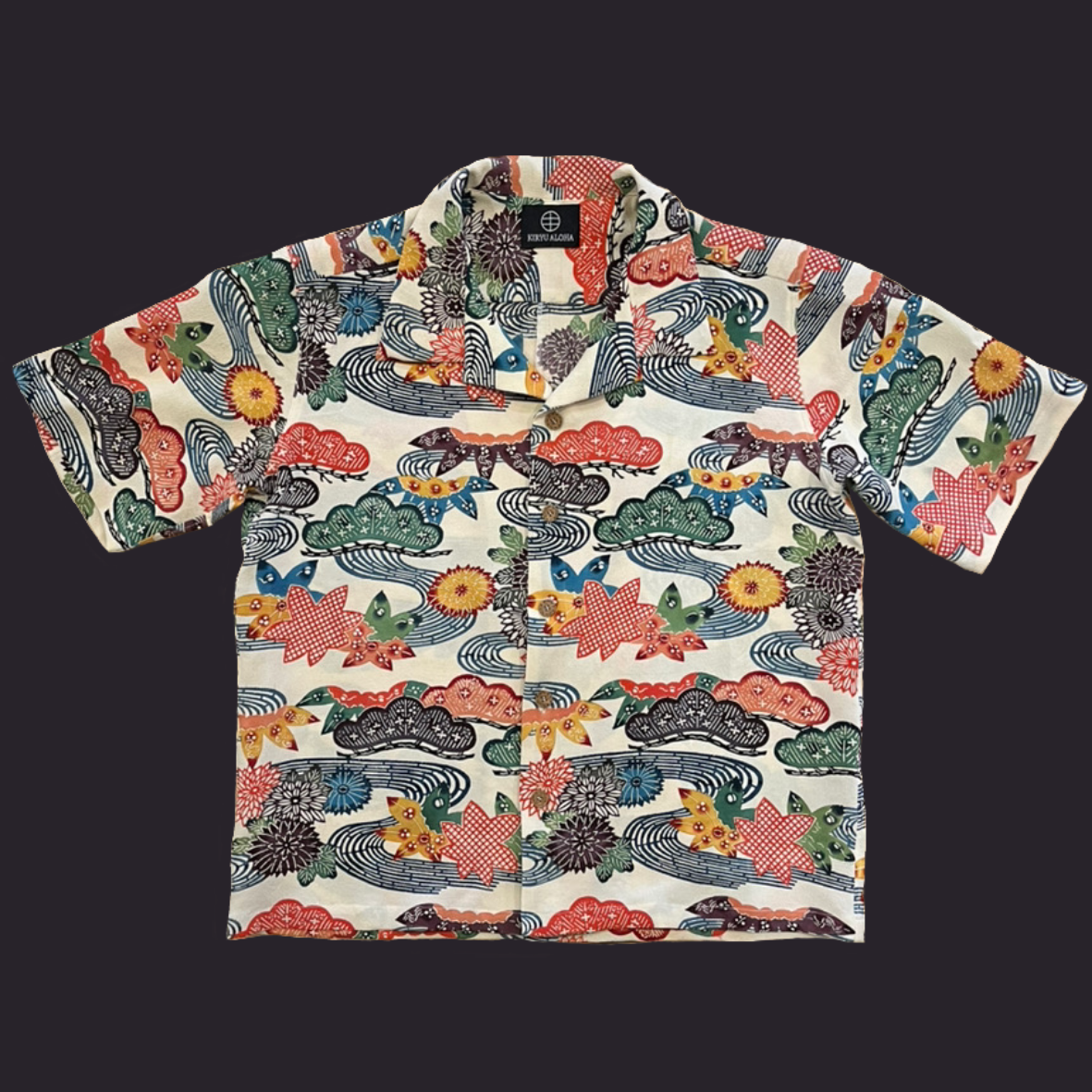 型染 紅型調吉祥 M