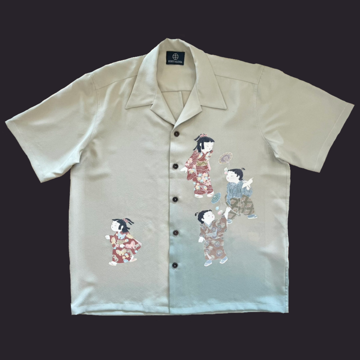 十日町友禅 童遊戯 XXL