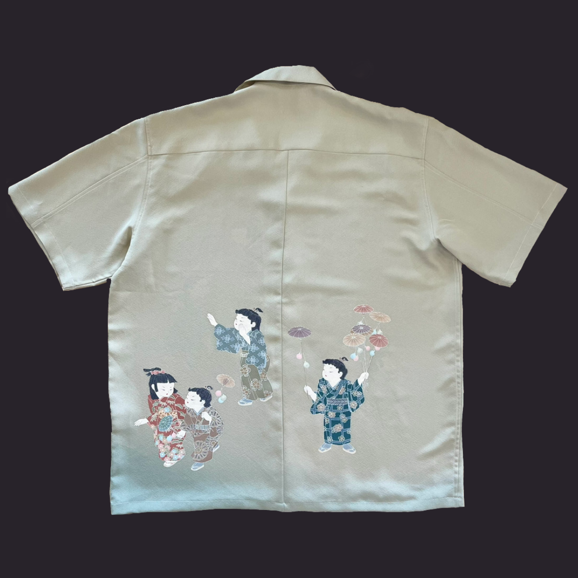 十日町友禅 童遊戯 XXL
