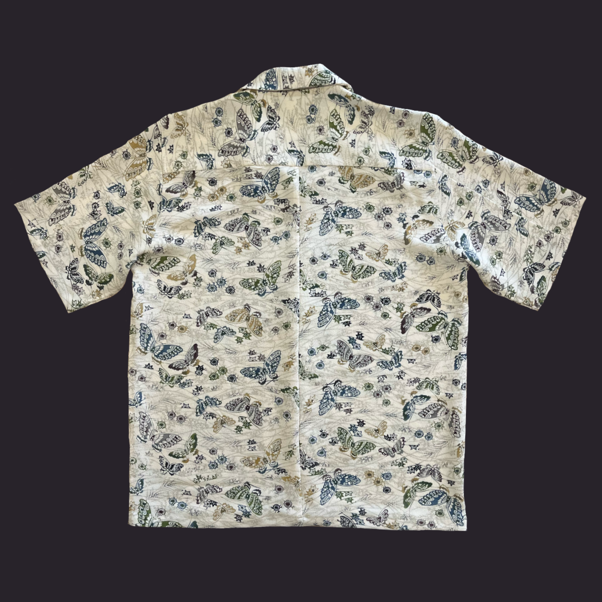 型染 蝶舞 L