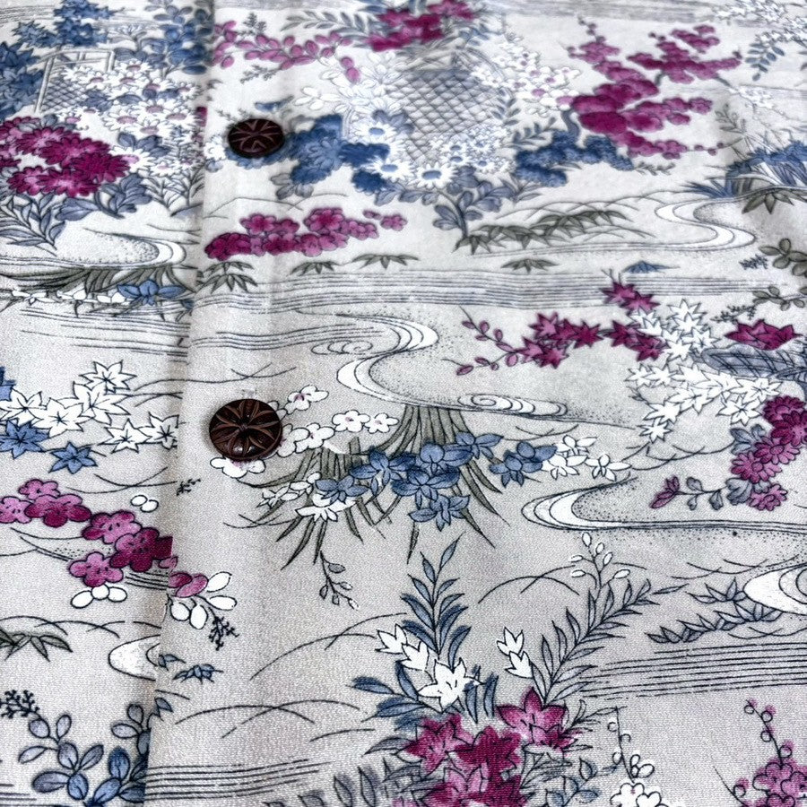 型染 水際流花 L