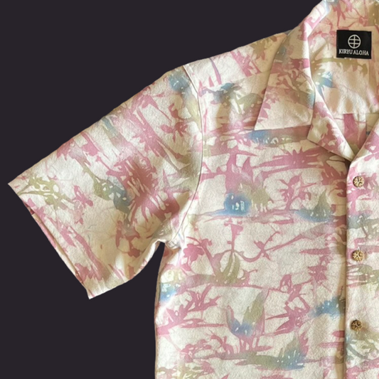 型染 暈灰桜 L