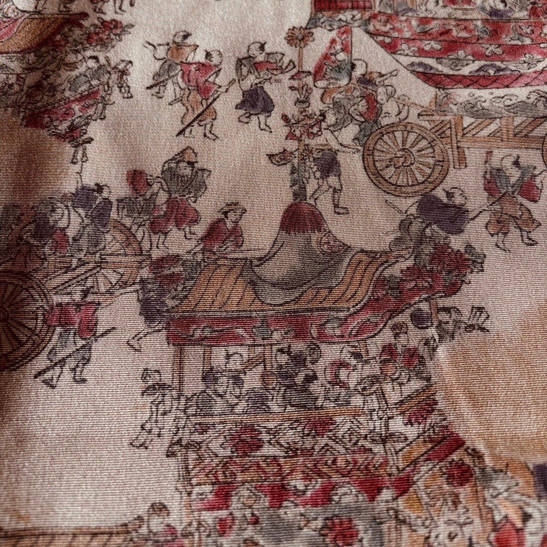 型染 雲取祇園 L