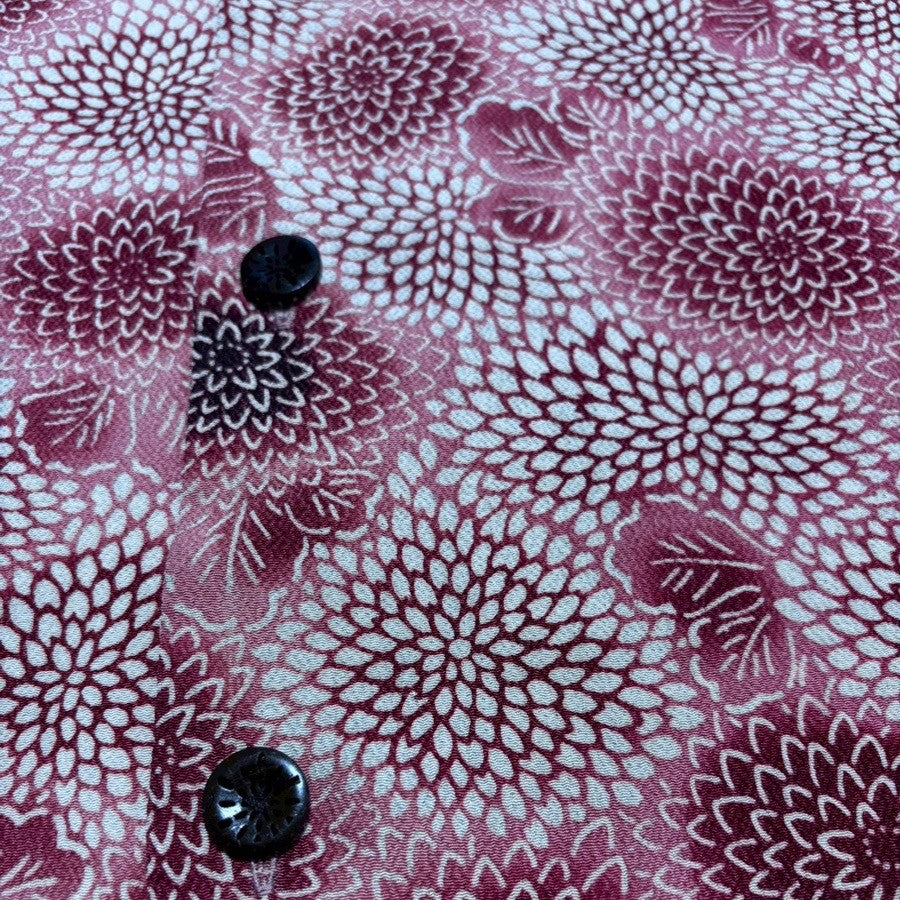 型染 紅貉菊 L