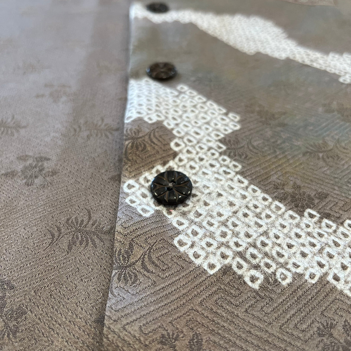 汕頭刺繍 花唐草 L