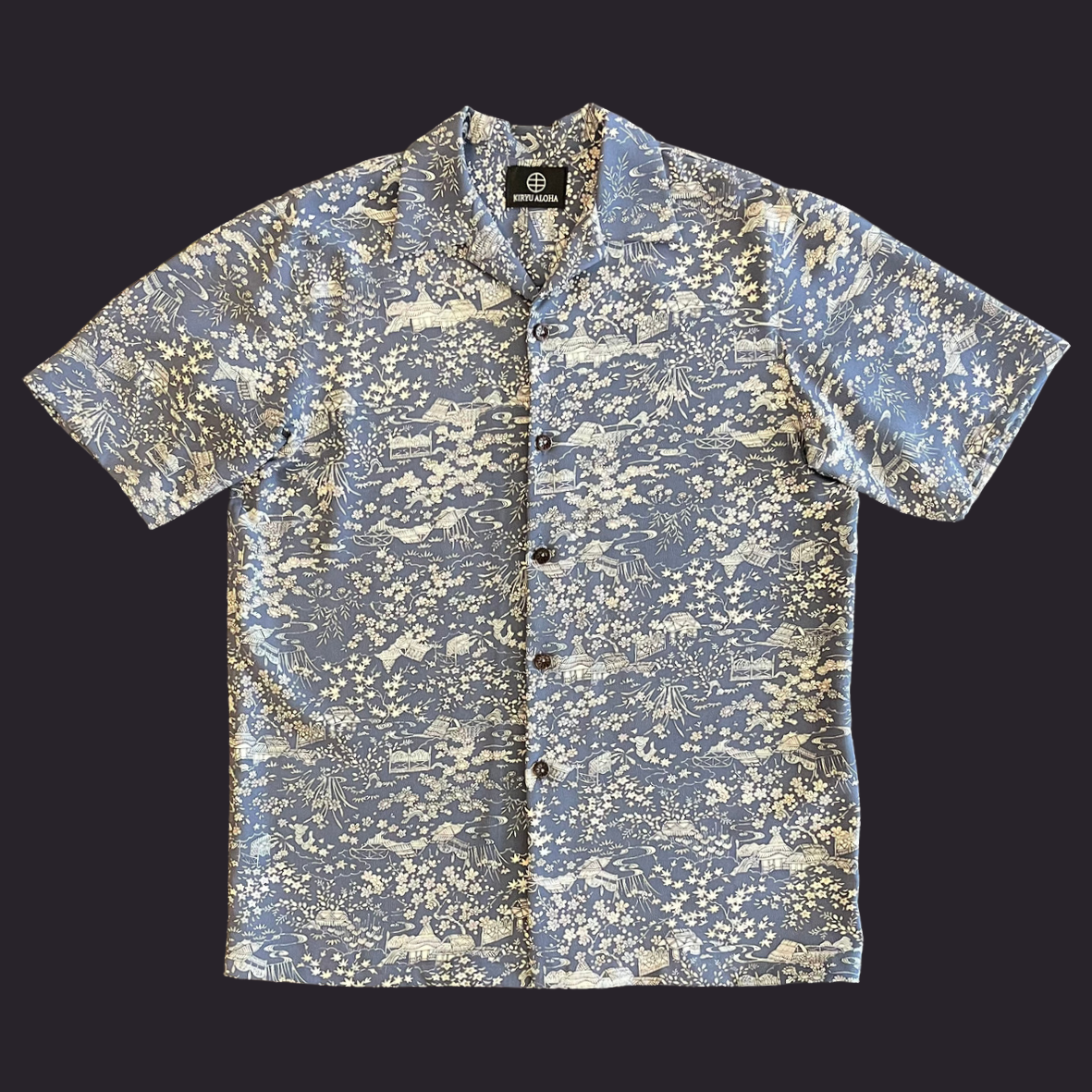 型染 薄藍茶屋辻　L