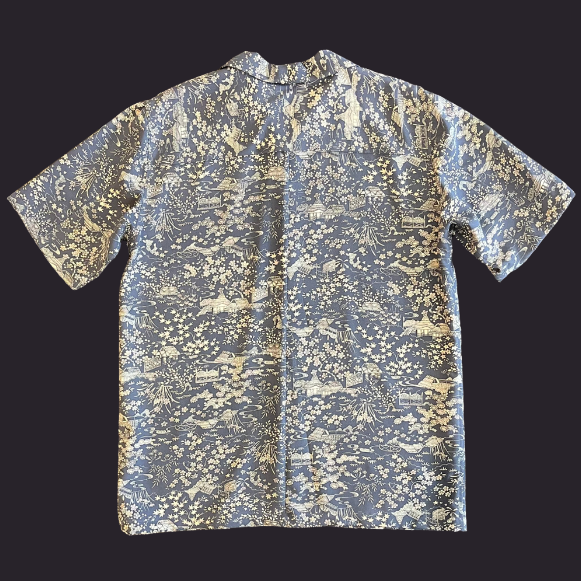 型染 薄藍茶屋辻　L