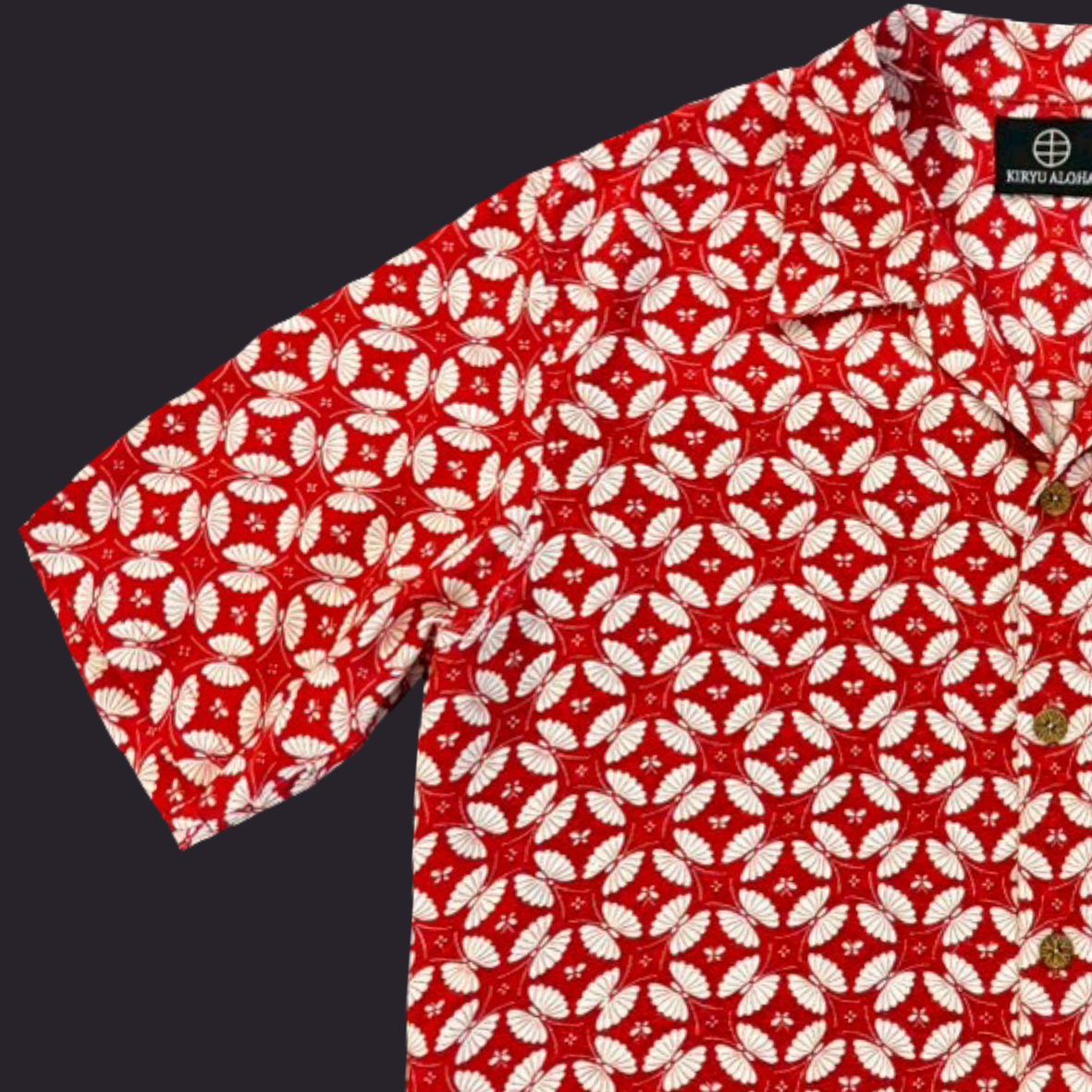 型染 朱花陣　L