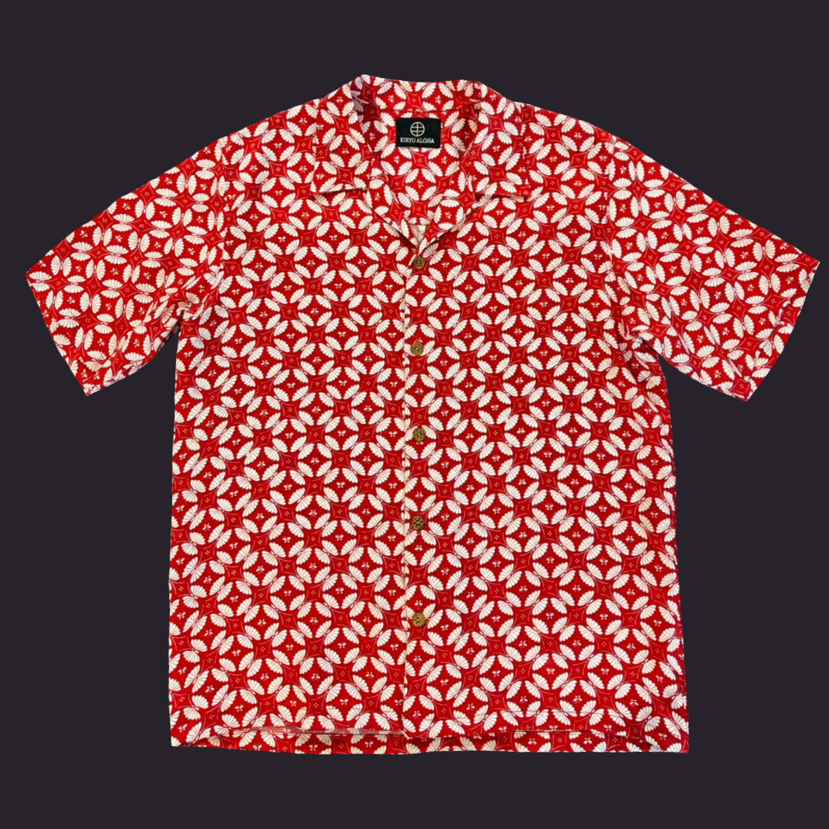 型染 朱花陣　L