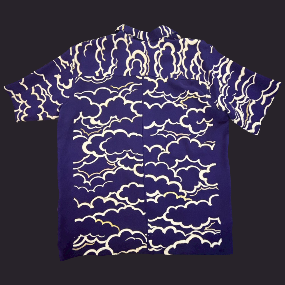 型染 蒼雲海　L