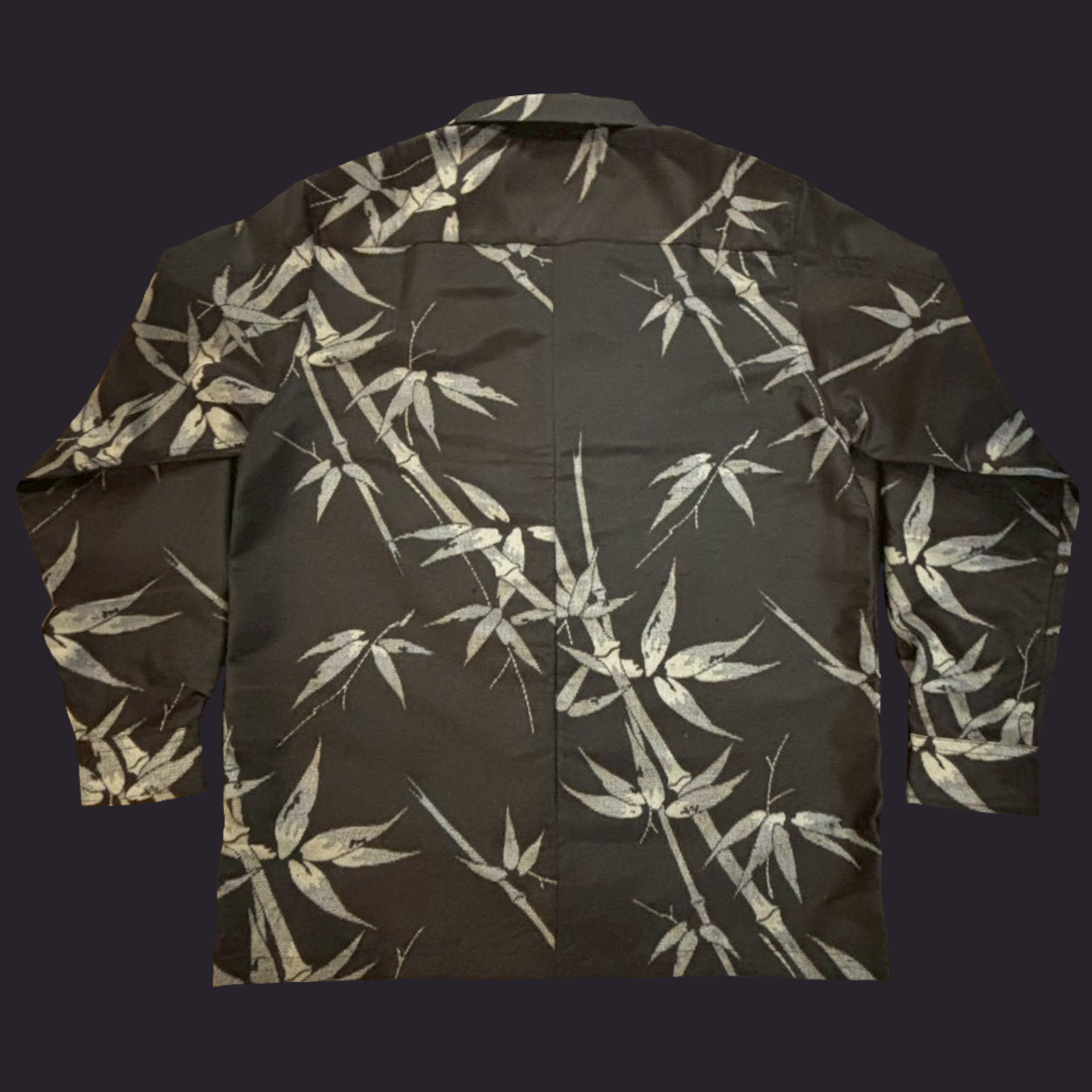 大島紬 斜竹影　L