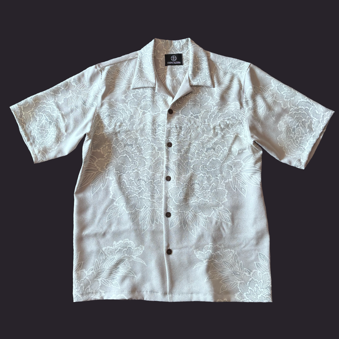 型染 盛花牡丹　L