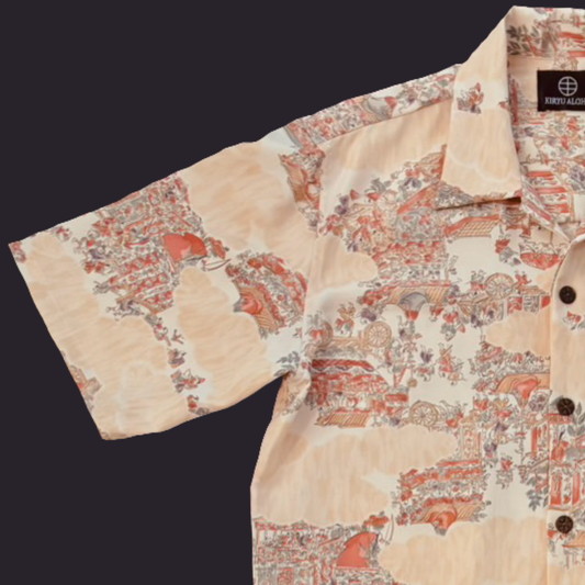 型染 雲取祇園　L