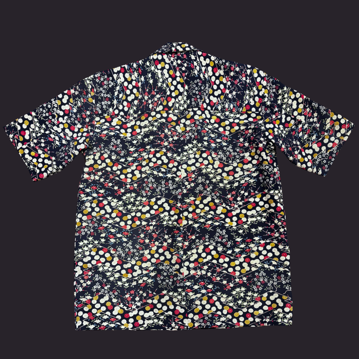 型染 松皮に吉花　L