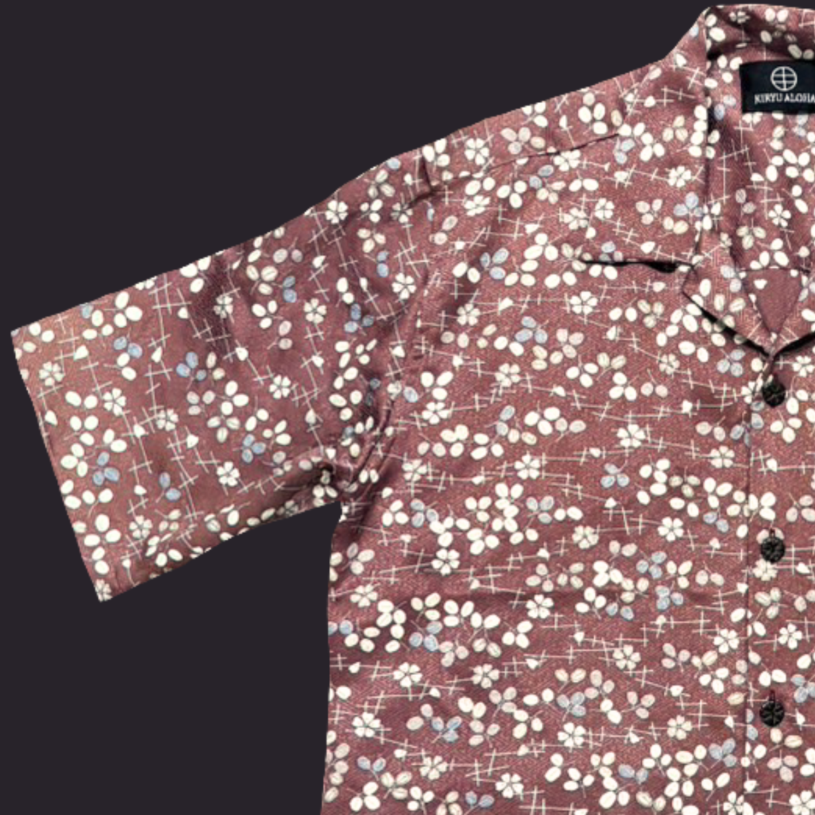 型染 萩葉に桜　L