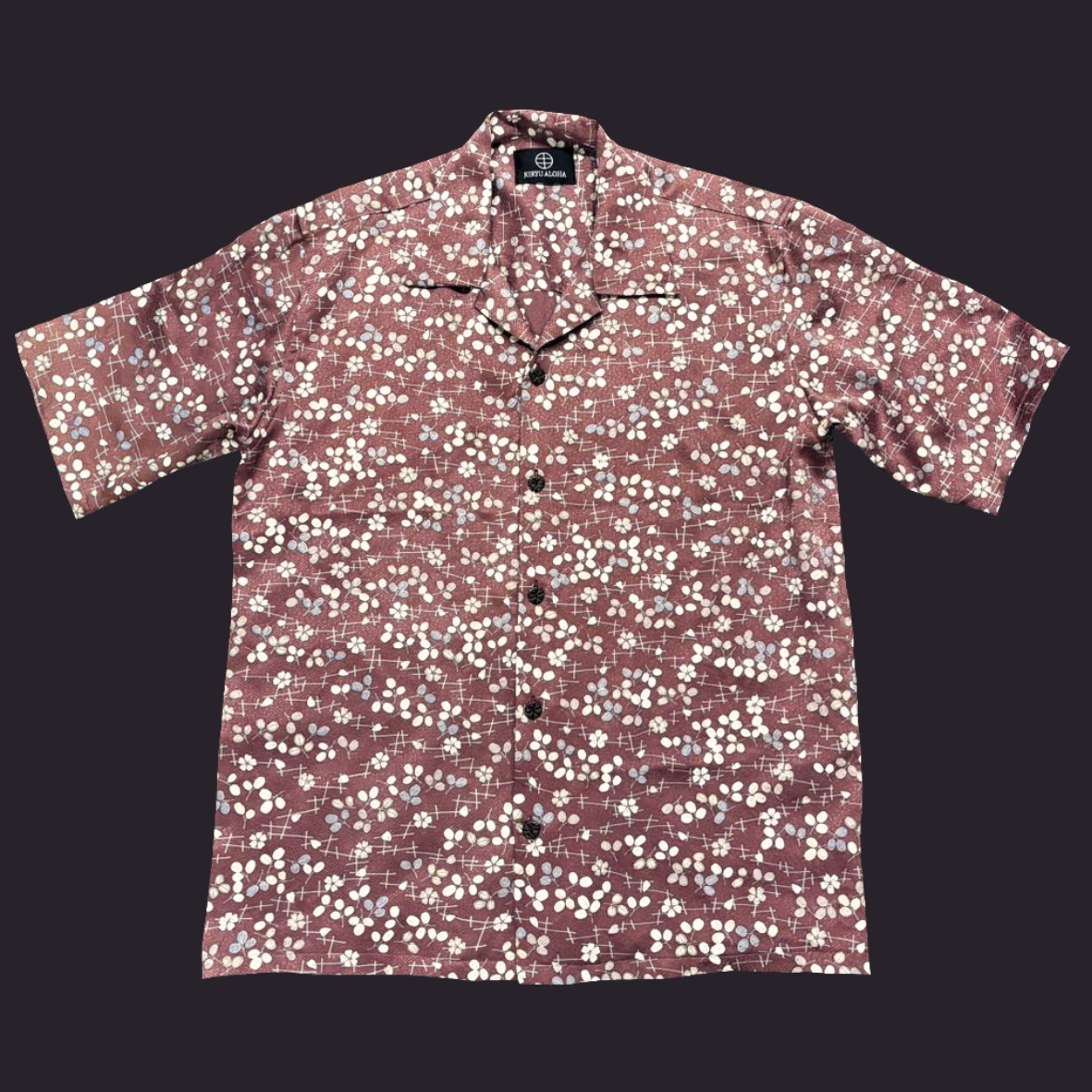 型染 萩葉に桜　L