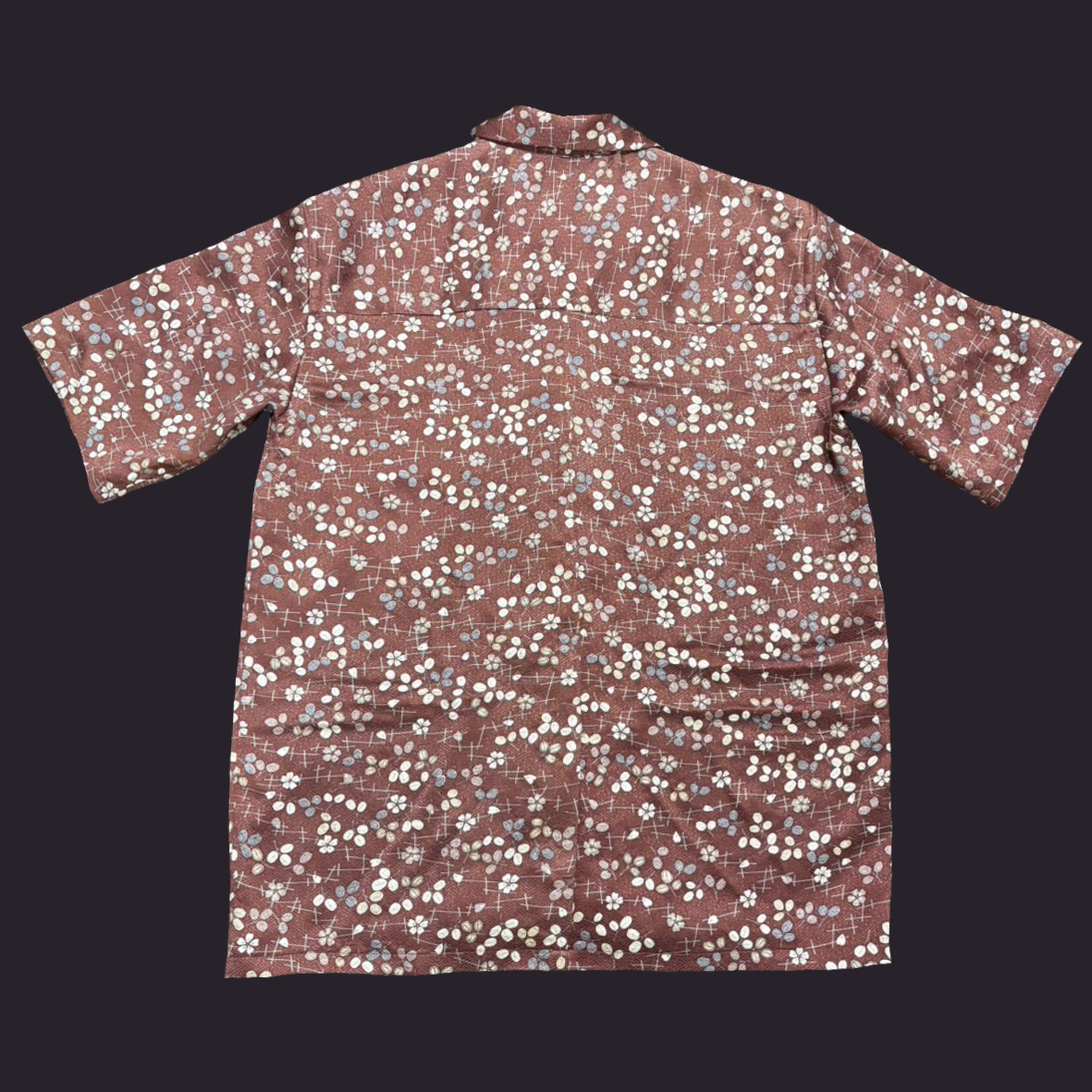 型染 萩葉に桜　L