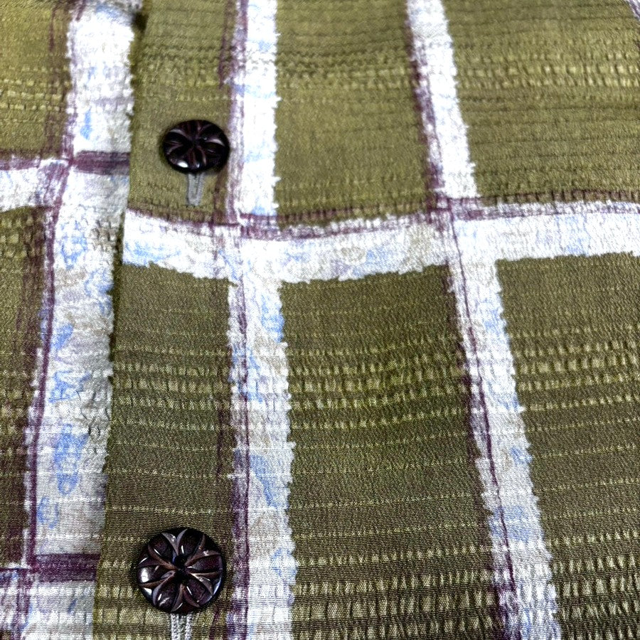 型染 柳格子　L