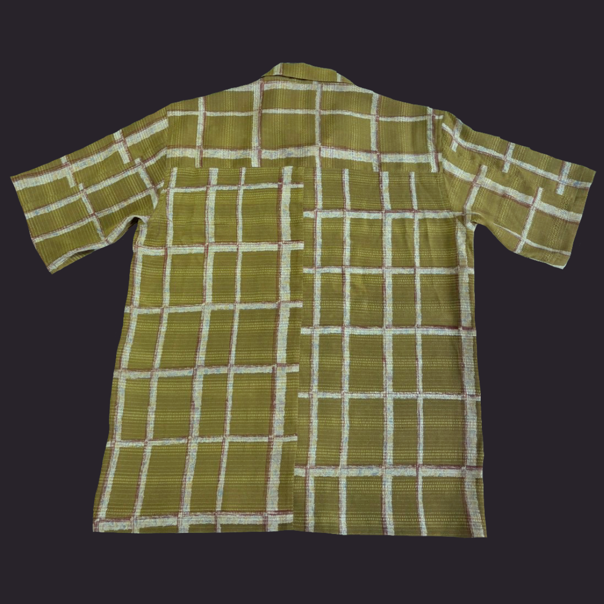 型染 柳格子　L