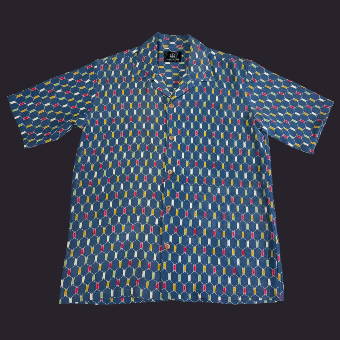 型染 五彩亀甲　L