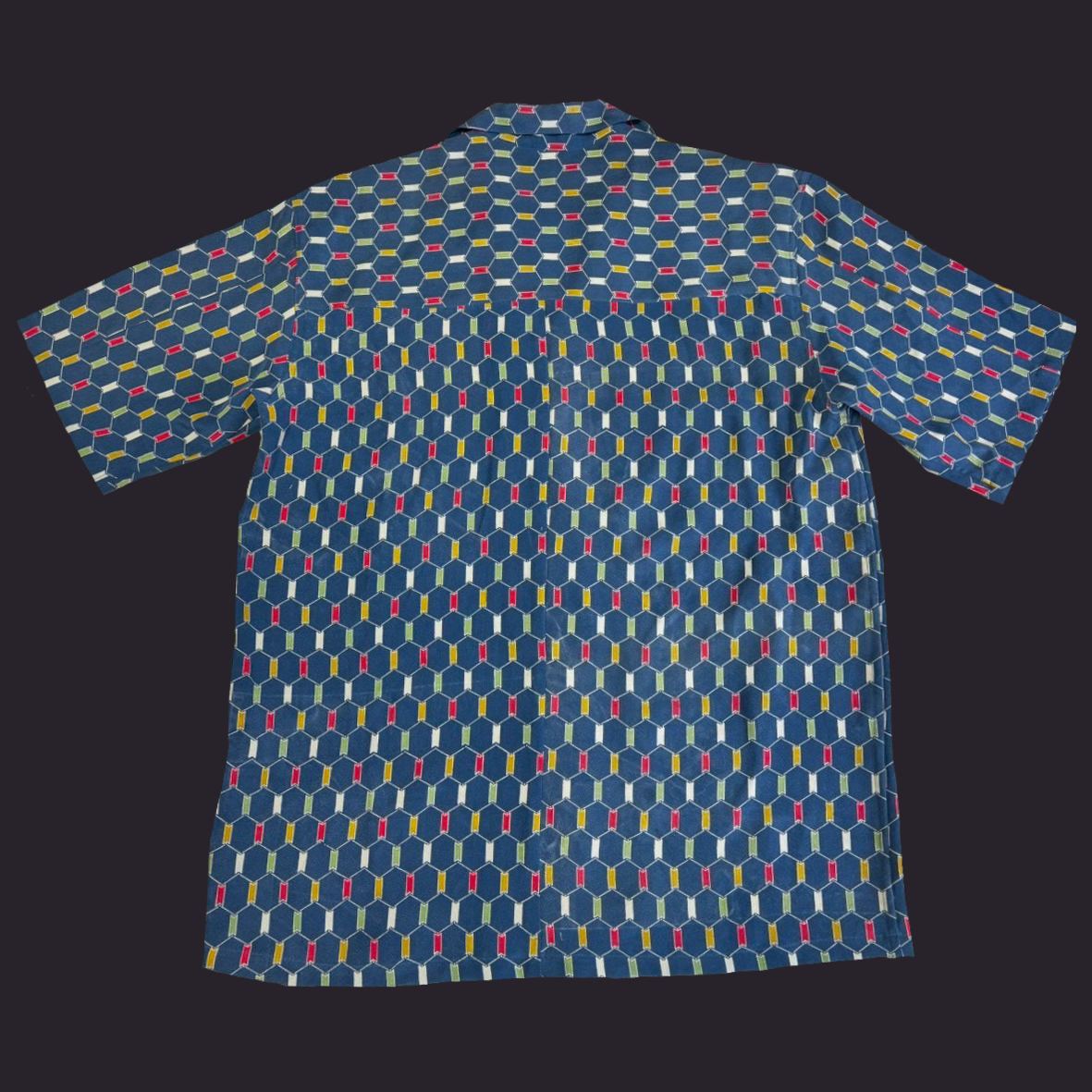 型染 五彩亀甲　L