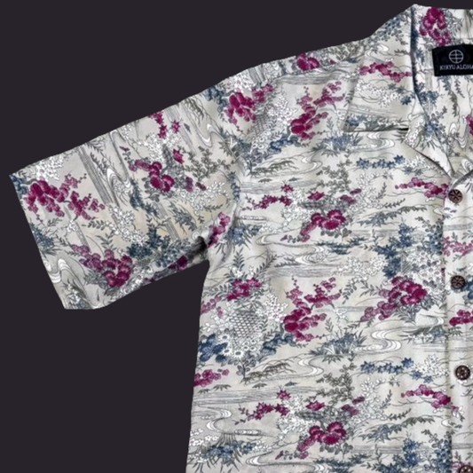 型染 水際流花　L