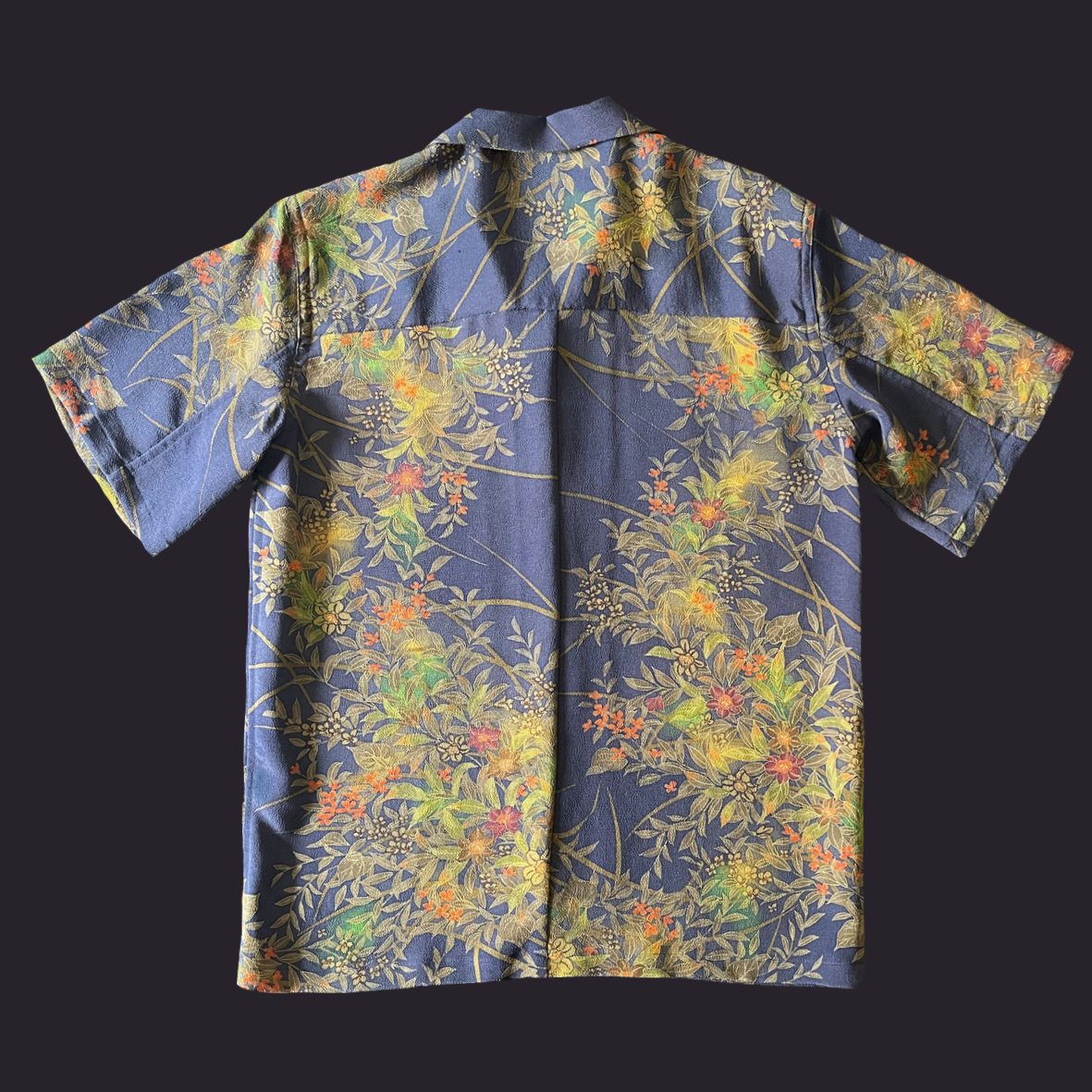 型染 紺錦花　M