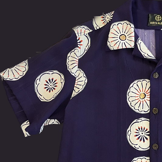 Yuzen chrysanthemum plum pattern L