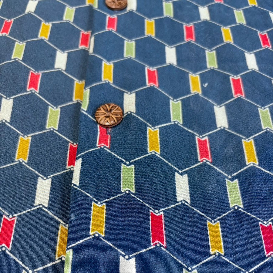 型染 五彩亀甲　L