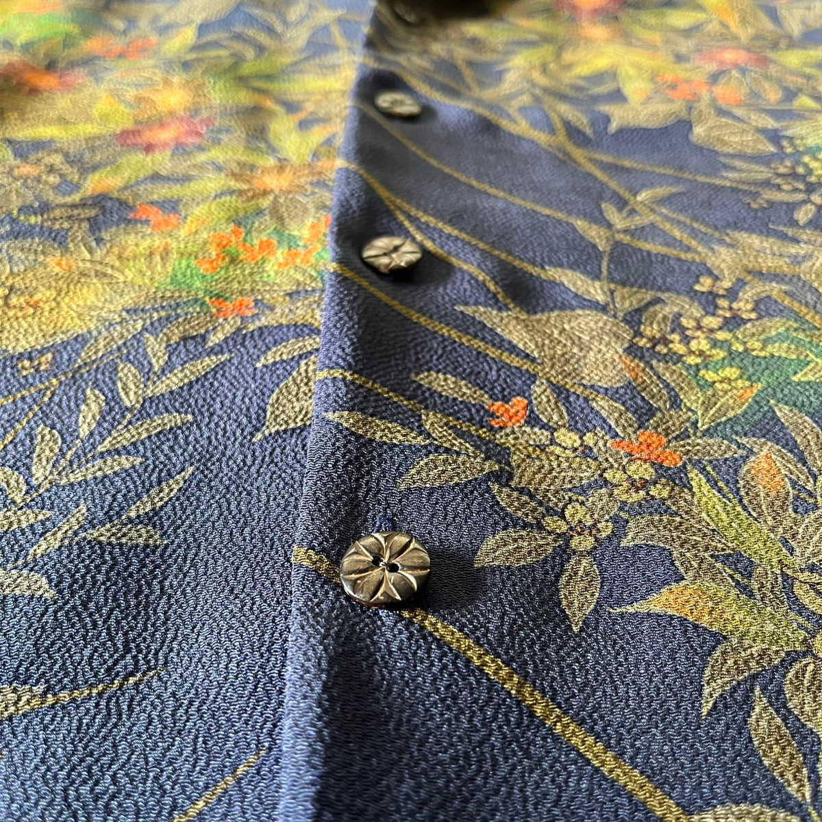 型染 紺錦花　M