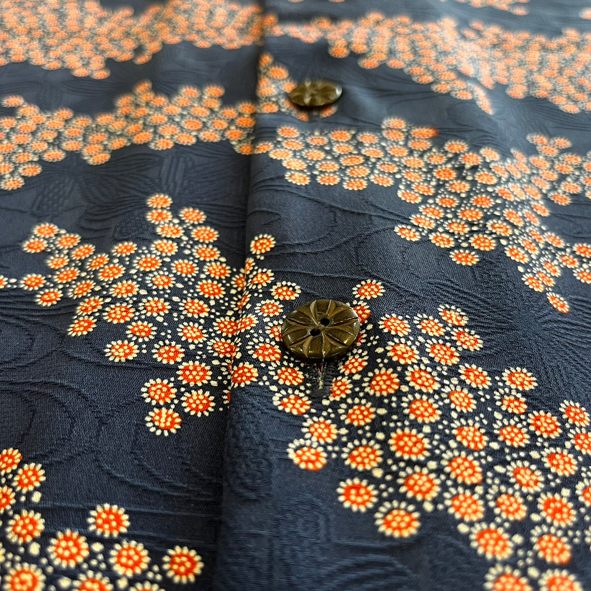 型染 宵花図　XL